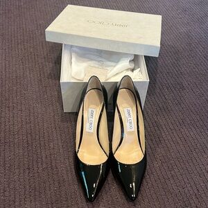 Jimmy Choo black patent romy 85